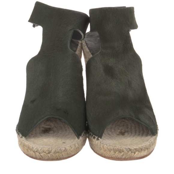 Celine pony hair espadrilles Sz 8 - Picture 3 of 5